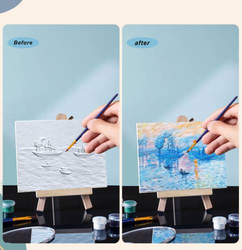Madness - Resin DIY 3D Painting - Sunrise - 13.5x10cm