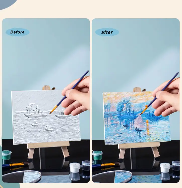 Madness - Resin DIY 3D Painting - Sunrise - 13.5x10cm