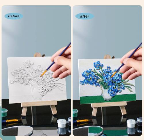 Madness - Resin DIY 3D Painting - Irises- 13.5x10cm