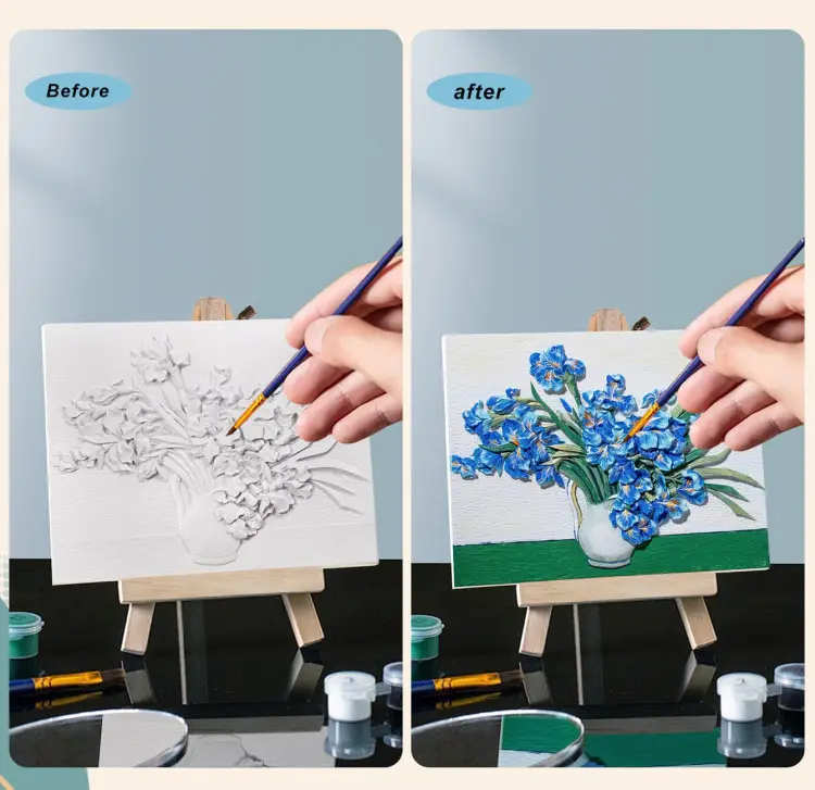 Madness - Resin DIY 3D Painting - Irises- 13.5x10cm