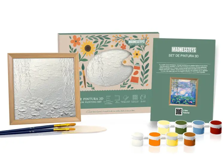 Madness - Resin DIY 3D Painting - Water Lilies - 34x34cm