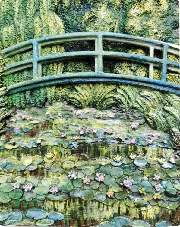 Madness - Resin DIY 3D Painting -Water Lily Pond -  13.5x10cm