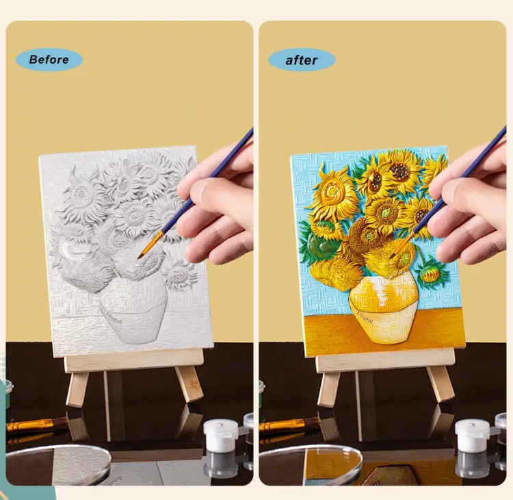 Madness - Resin DIY 3D Painting - Sunflower - 13.5x10cm