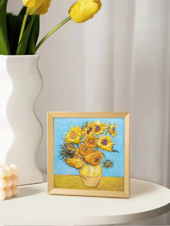 Madness - Resin DIY 3D Painting - Sunflower -  34x34cm
