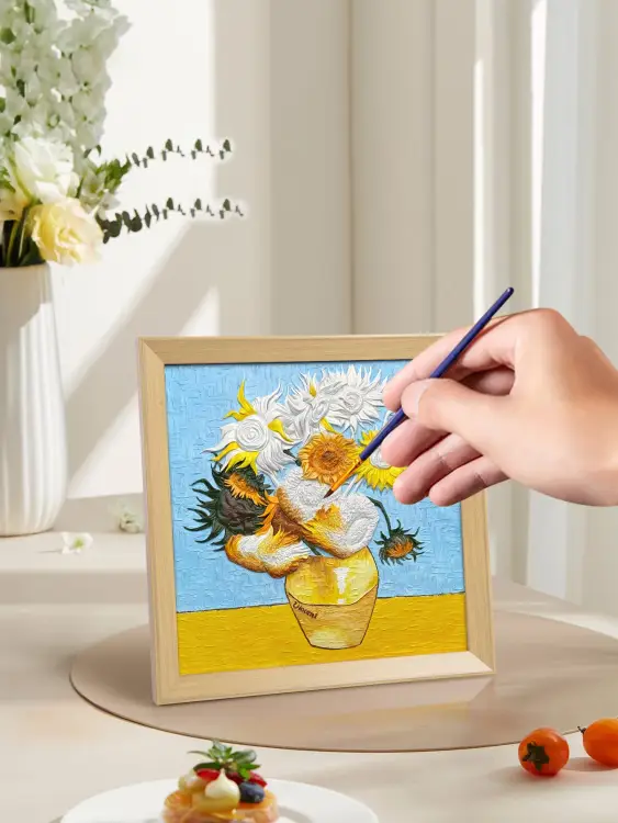 Madness - Resin DIY 3D Painting - Sunflower -  34x34cm