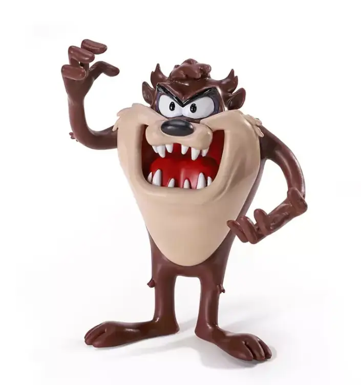 Noble Collection - LOONEY TUNES - Taz - Mini Bendyfigs Figure 9cm
