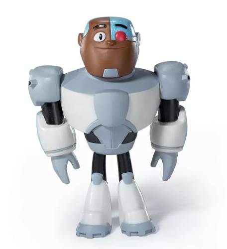Noble Collection - TEEN TITANS GO - Cyborg - Mini Bendyfigs Figure 11cm