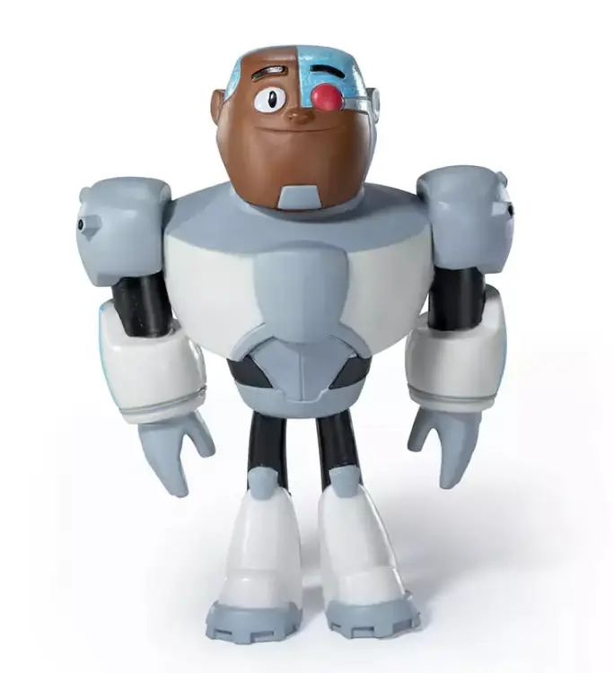 Noble Collection - TEEN TITANS GO - Cyborg - Mini Bendyfigs Figure 11cm