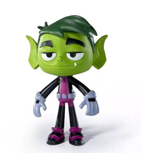 Noble Collection - TEEN TITANS GO - Beast Boy - Mini Bendyfigs Figure 9cm