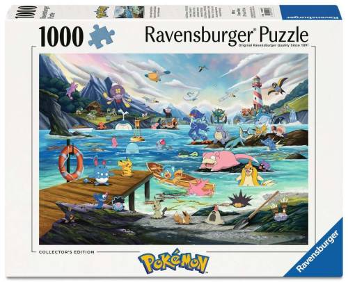 Ravensburger - POKEMON - Vaporeon & Temperate Marine - Puzzle 1000P