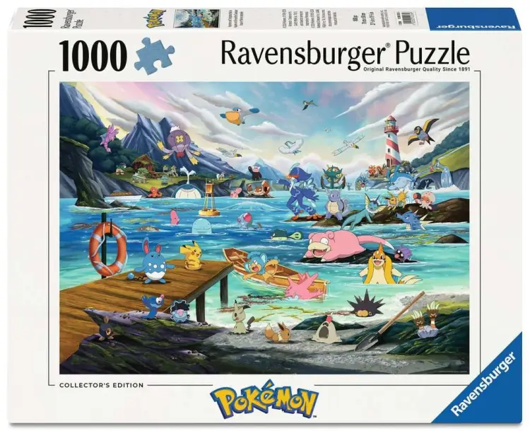 Ravensburger - POKEMON - Vaporeon & Temperate Marine - Puzzle 1000P