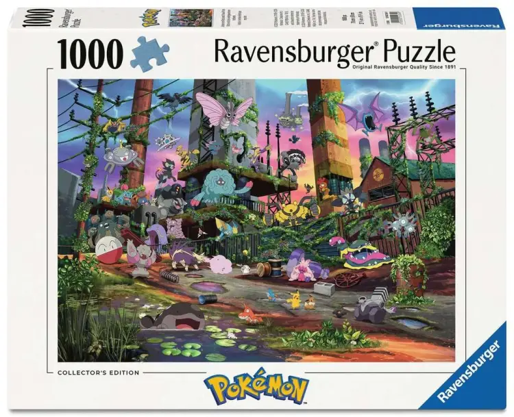 Ravensburger - POKEMON - Jolteon & Reclaimed Power Plant - Puzzle 1000P