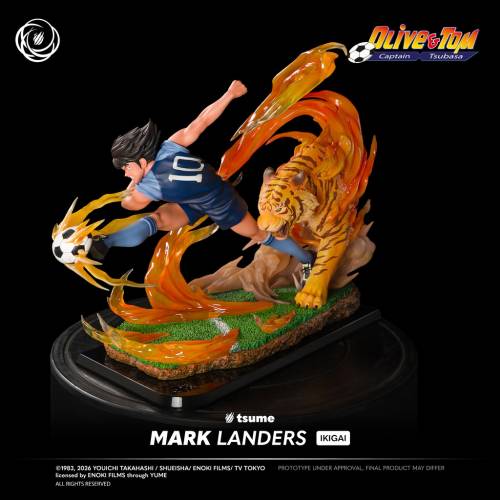 Tsume - CAPTAIN TSUBASA - Kojiro Hyuga - Statue Ikigai 1/6 By Tsume 33cm