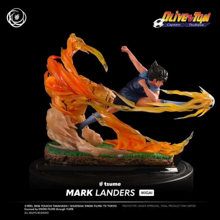 Tsume - CAPTAIN TSUBASA - Kojiro Hyuga - Statue Ikigai 1/6 By Tsume 33cm