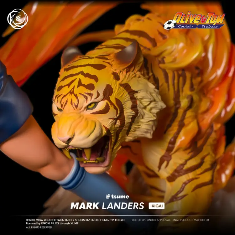 Tsume - CAPTAIN TSUBASA - Kojiro Hyuga - Statue Ikigai 1/6 By Tsume 33cm