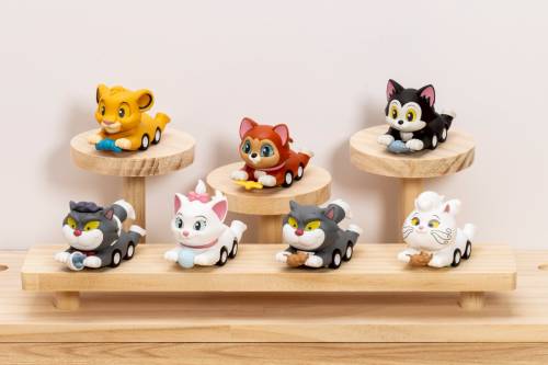 Beast Kingdom - DISNEY - Cats Pounce & Go Series - 6 Figure set 8cm