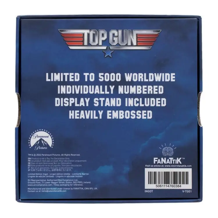 Fanattik - TOP GUN - Helmet - Limited Edition Medaillon