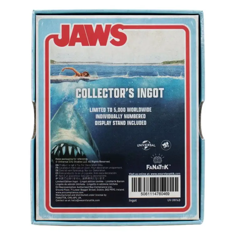 Fanattik - JAWS - Stained Glass - Limited Edition Ingot