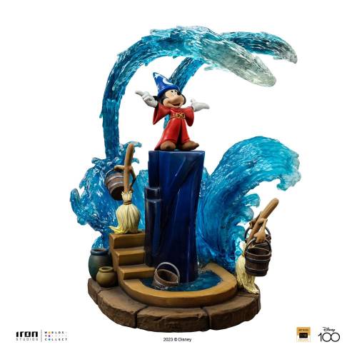 Iron Studios - DISNEY - Mickey Fantasia Deluxe - Statue Art Scale Deluxe 1/10 51cm