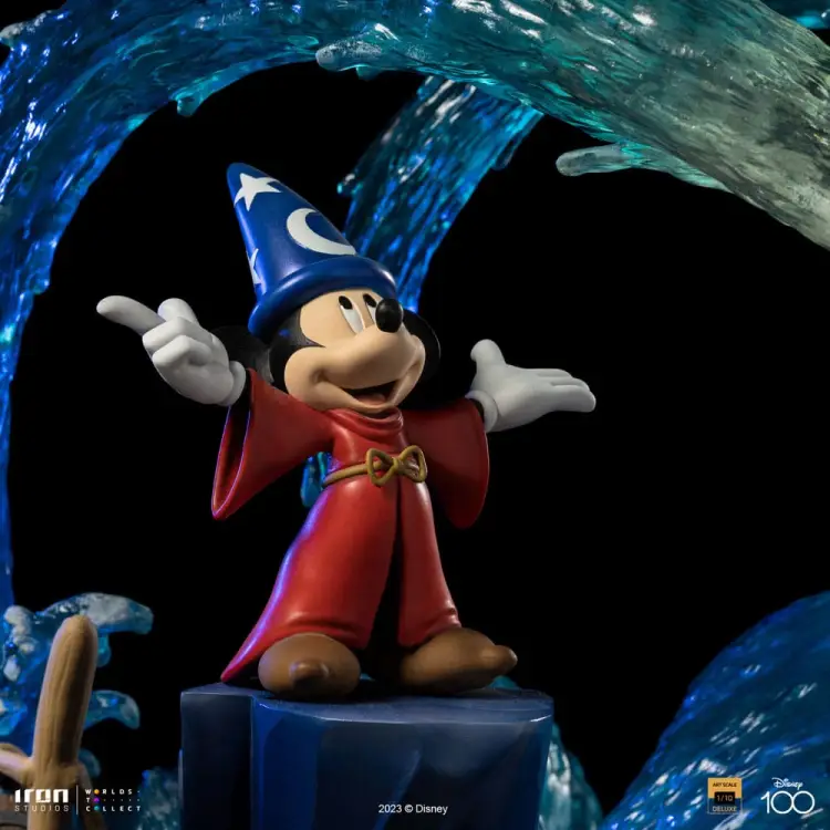 Iron Studios - DISNEY - Mickey Fantasia Deluxe - Statue Art Scale Deluxe 1/10 51cm