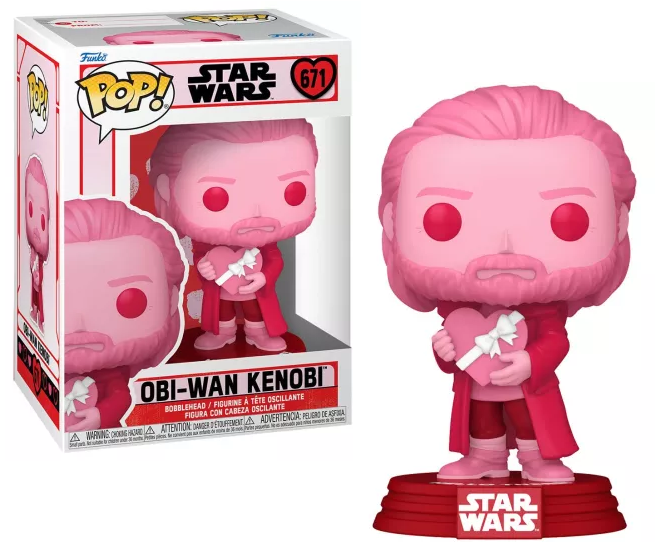 Funko - STAR WARS - POP Valentines N° 671 - Obi-Wan Kenobi