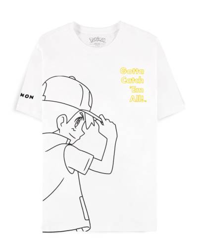 Difuzed - POKEMON - Ash - Men's T-shirt (L)