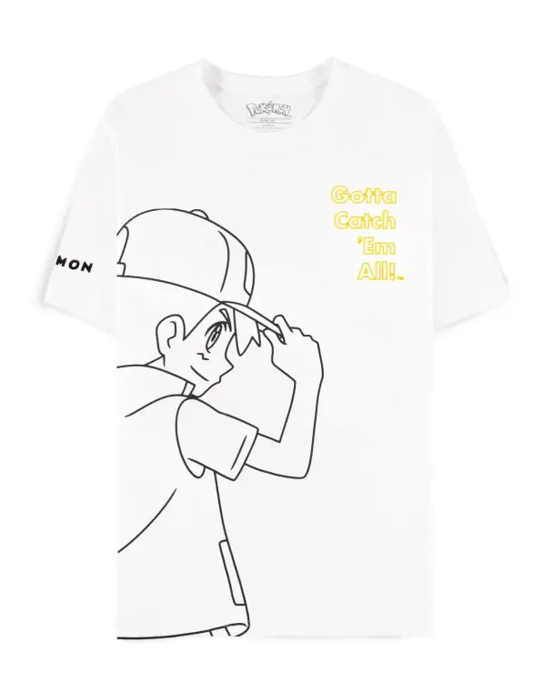 Difuzed - POKEMON - Ash - Men's T-shirt (L)