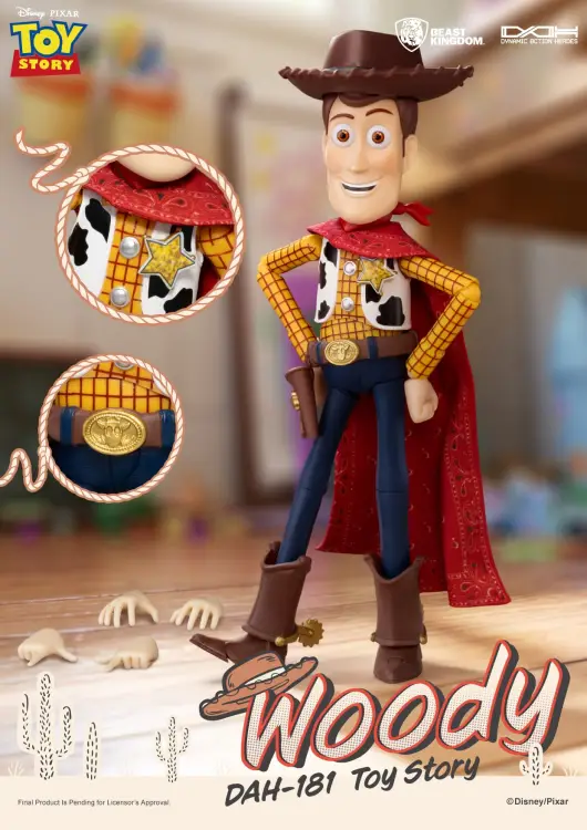 Beast Kingdom - TOY STORY - Woody - Dynamic Action Heroes 23cm