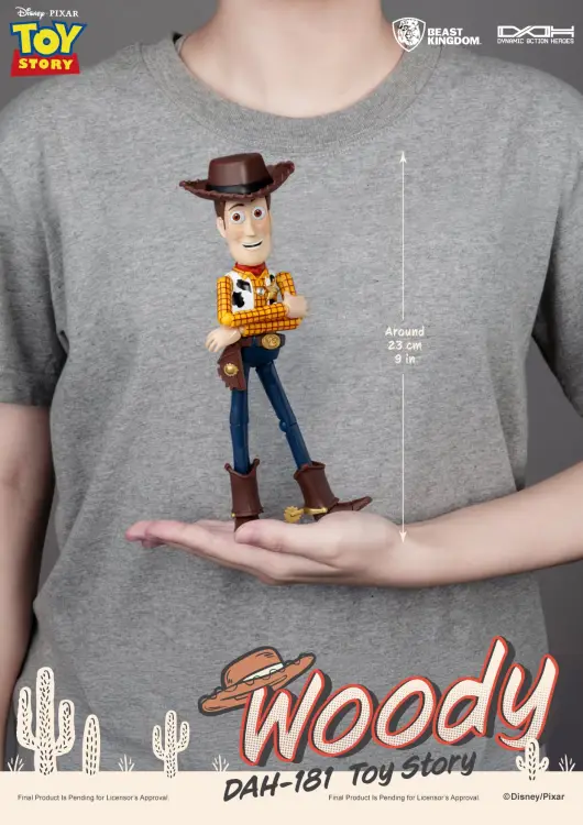 Beast Kingdom - TOY STORY - Woody - Dynamic Action Heroes 23cm