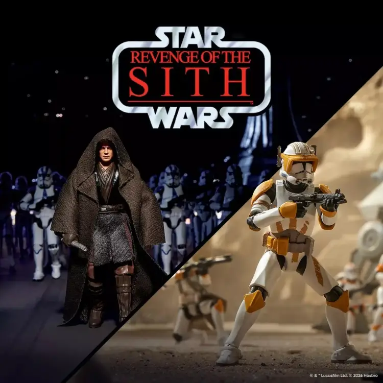 Hasbro - STAR WARS 3 - Anakin & Commander Cody - Fig. Vintage Collection 10cm