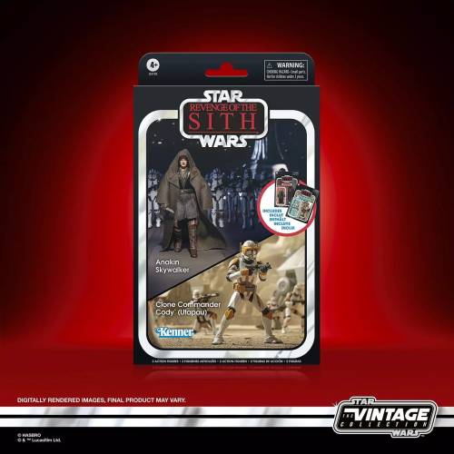 Hasbro - STAR WARS 3 - Anakin & Commander Cody - Fig. Vintage Collection 10cm