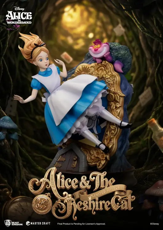 Beast Kingdom - DISNEY - Alice & Cheshire Cat - Statue Master Craft 40cm