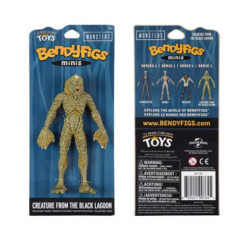 Noble Collection - MONSTERS - Creature from the Black Lagoon - Mini Bendyfigs Figure 13cm