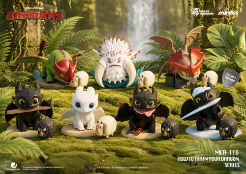 Beast Kingdom - HOW TO TRAIN YOUR DRAGON - 6 Figure set 8.9cm