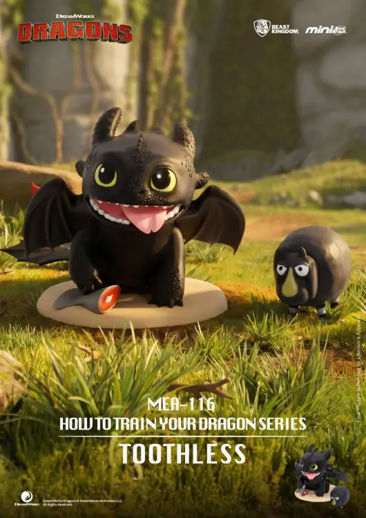 Beast Kingdom - HOW TO TRAIN YOUR DRAGON - 6 Figure set 8.9cm