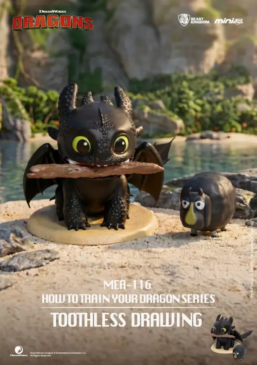Beast Kingdom - HOW TO TRAIN YOUR DRAGON - 6 Figure set 8.9cm