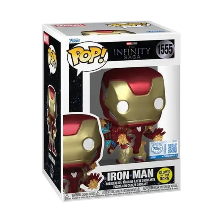 Funko POP! - Marvel - Iron Man with Beams (GITD) #1555