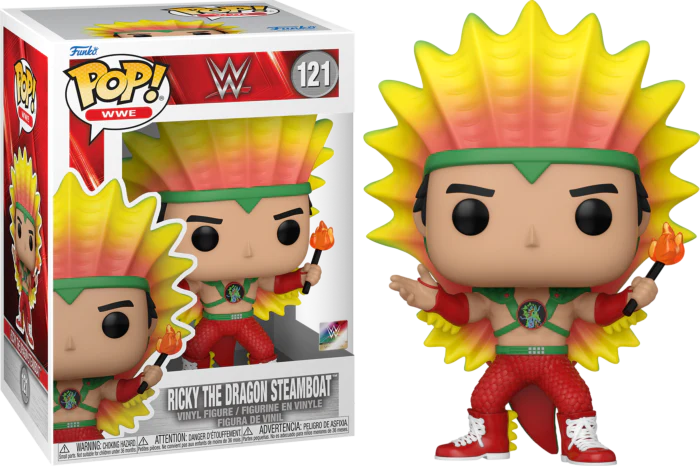 Funko pop! Ricky The Dragon Steamboat - WWE  #121