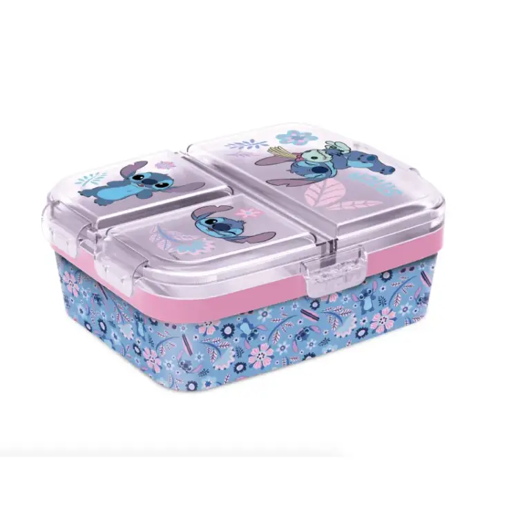 Lunch Box - Stitch z przegródkami - pojemnik na śniadanie