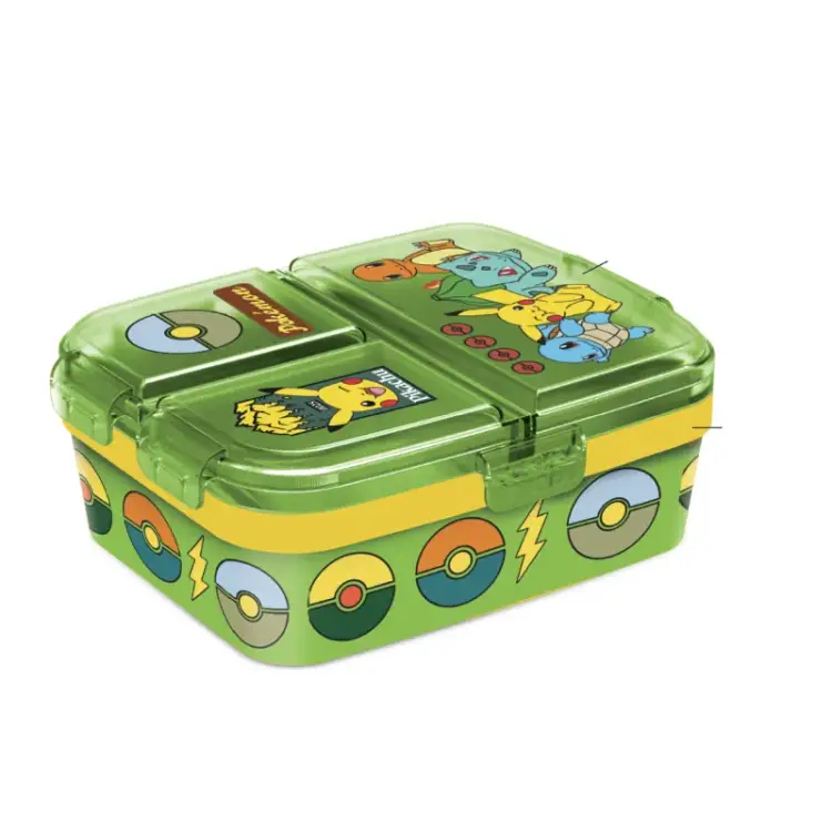Lunch Box z przegródkami - Pokemon pojemnik na śniadanie