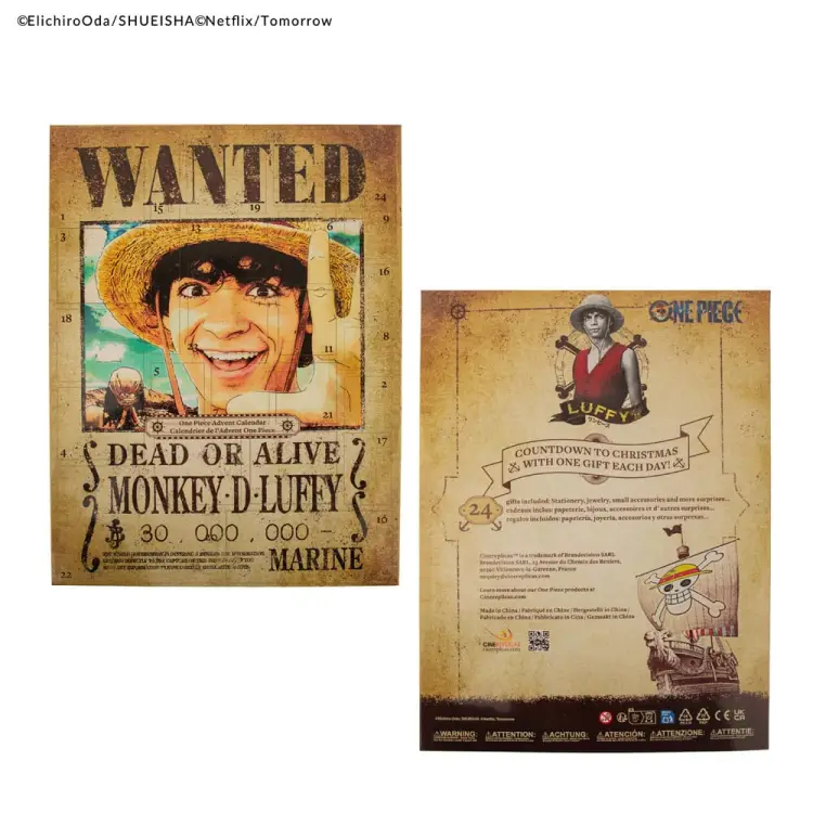 Kalendarz Adwentowy One Piece, 2025