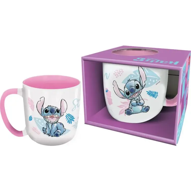 Niebieski Kubek STITCH & ANGEL - Ohana 384 ml