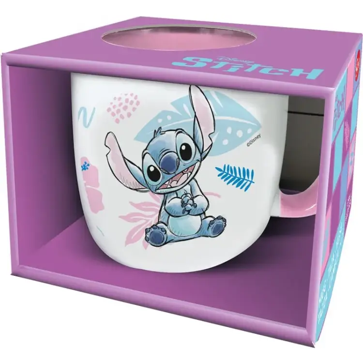 Niebieski Kubek STITCH & ANGEL - Ohana 384 ml