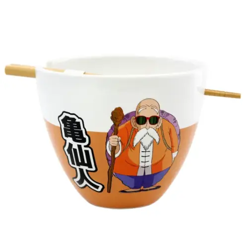 Miska na Ramen 470 ml z pałaczkami - DRAGON BALL Z Roshi Genialny Zółw