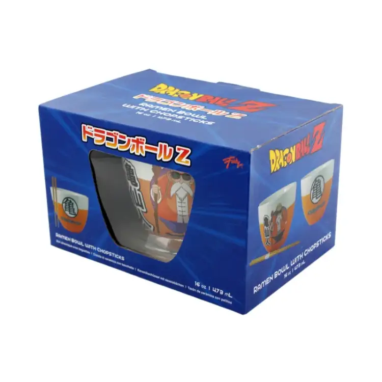 Miska na Ramen 470 ml z pałaczkami - DRAGON BALL Z Roshi Genialny Zółw