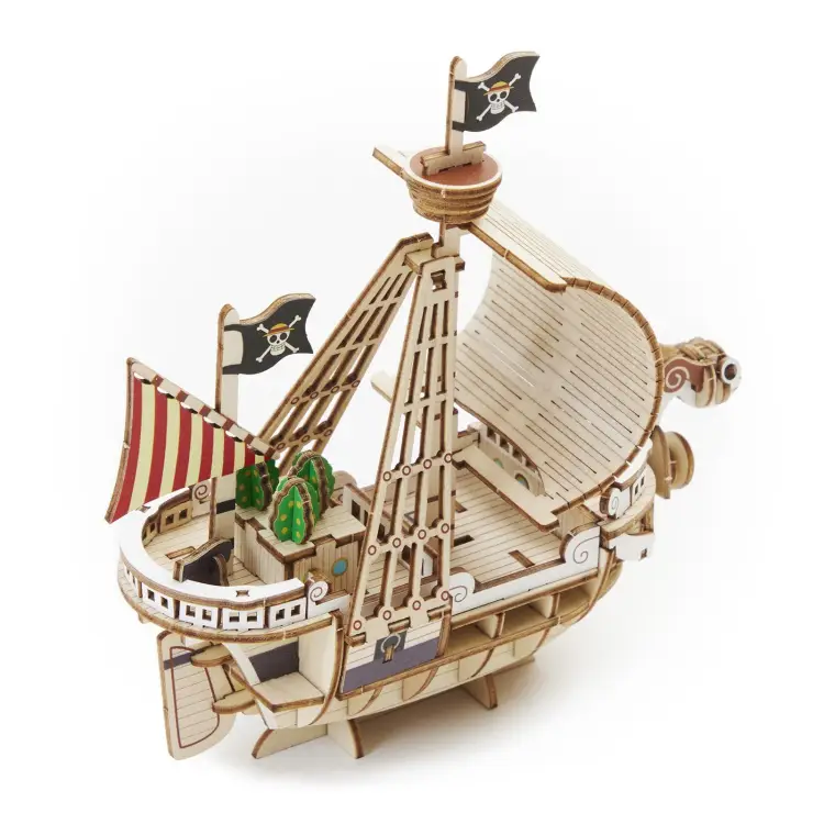 Drewniany Model do składania One Piece: Going Merry - 14x6.1x13.5cm