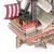 Drewniany Model do składania One Piece: Red Force - 14x7.1x13.7cm