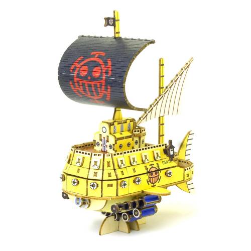 Drewniany Model do składania One Piece: Law's Submarine - 13.2x8.5x16cm