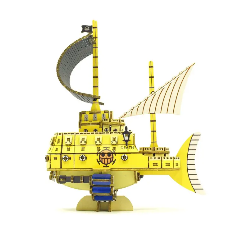 Drewniany Model do składania One Piece: Law's Submarine - 13.2x8.5x16cm