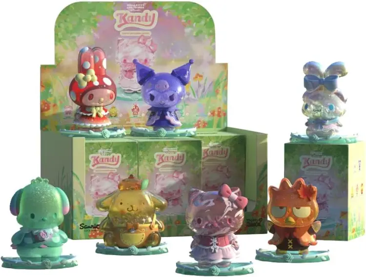 Mighty Jaxx - SANRIO - Kandy Earth Explorer Series - Display 6 Fig.